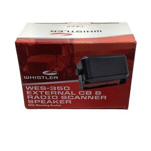 Whistler WES-350External CB & Radio Scanner Speaker W Bracket New Sealed Box
